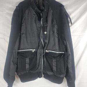 Men's Black Bomber Jacket